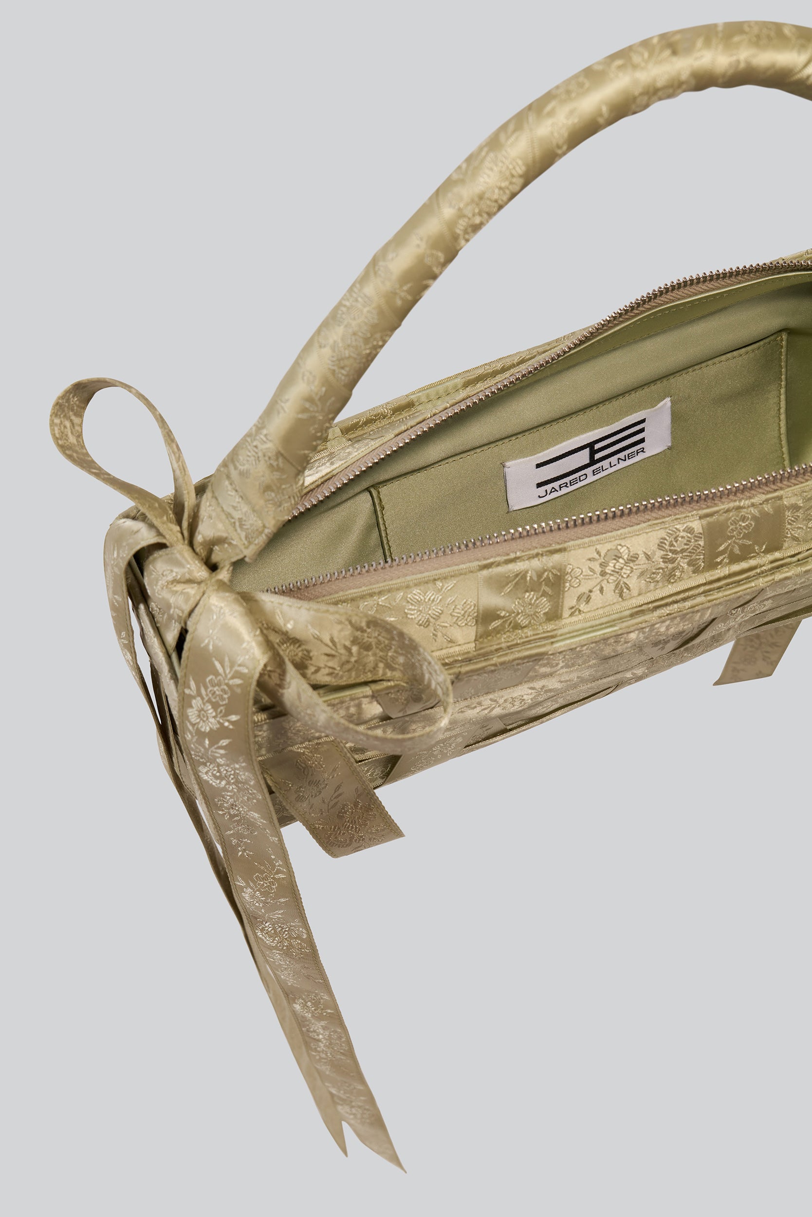 RIBBON BAG IN FLORAL SAGE